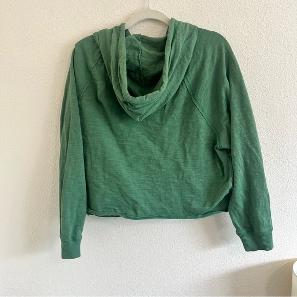 Pink green zip up sweatshirt - Picture 3 of 7